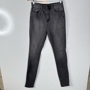 BDG Washed Black Super High Rise Twig Skinny Jeans Size 28